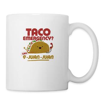 Taco Emergency Taco Tuesday - Coffee/Tea Mug - white - Right