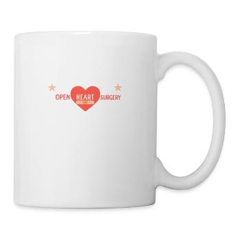Open Heart Surgery - Coffee/Tea Mug - white - Right