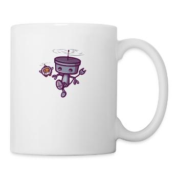Chibi House Cleaner - Coffee/Tea Mug - white - Right