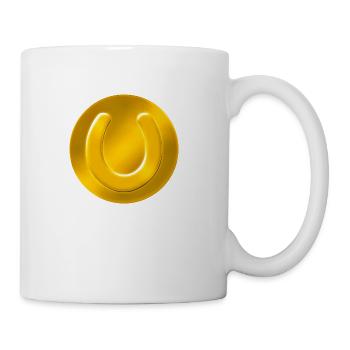 Lucky Horseshoe Coin - Coffee/Tea Mug - white - Right