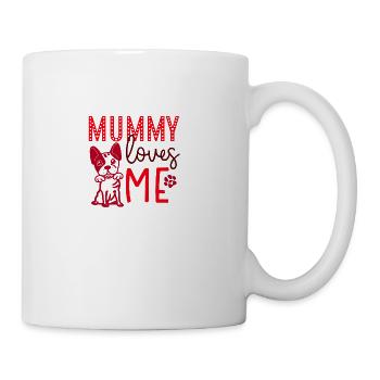Mummy loves me - Coffee/Tea Mug - white - Right