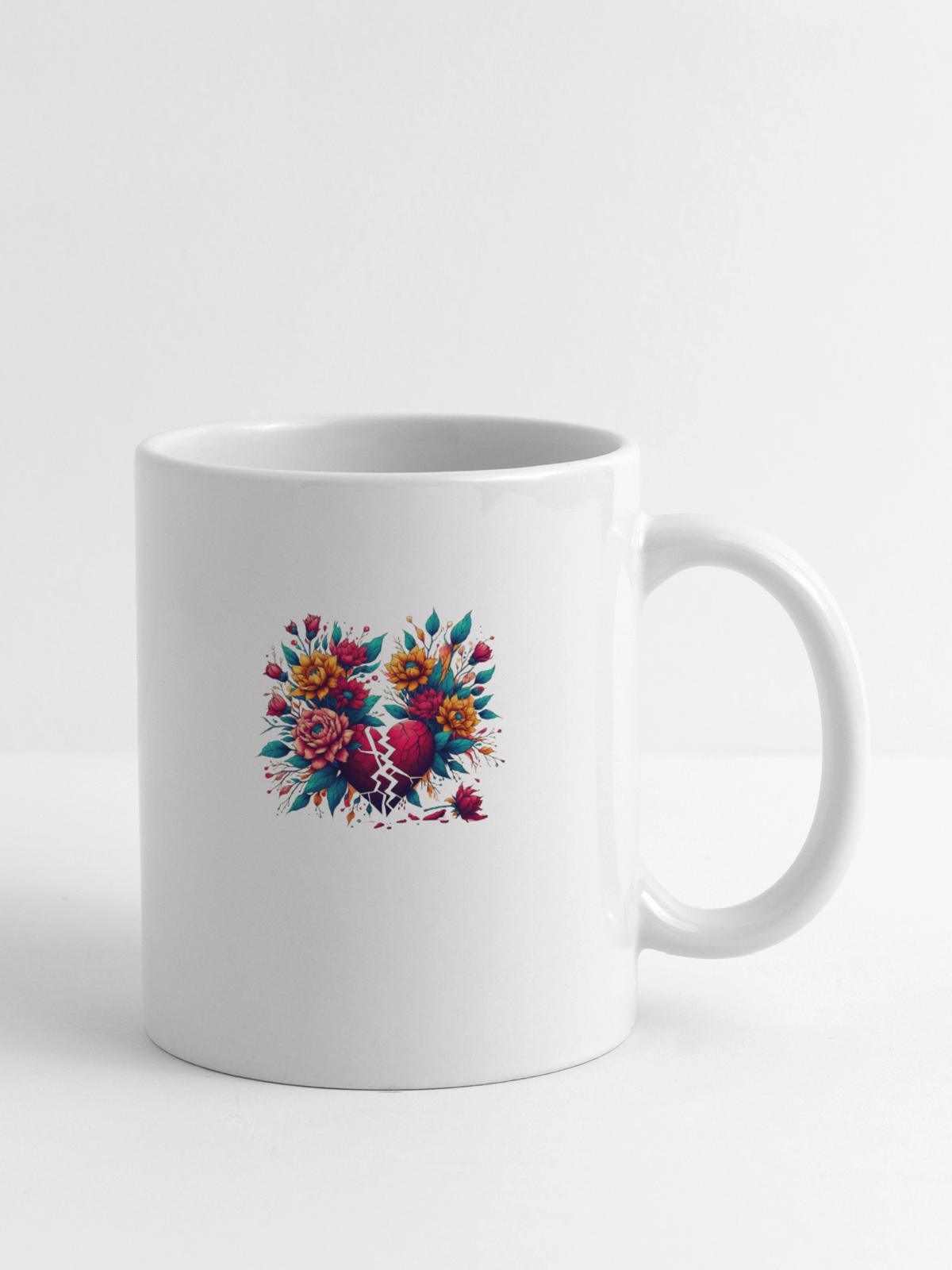 Broken Heart - Coffee/Tea Mug - white - Right