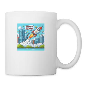 Make it happen - Coffee/Tea Mug - white - Right