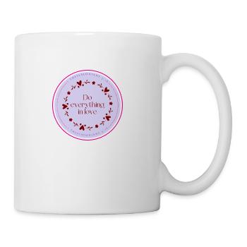 Do everything in love - Coffee/Tea Mug - white - Right