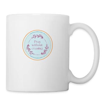 Pray without ceasing - Coffee/Tea Mug - white - Right