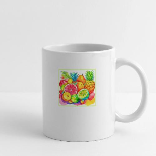 Tropical Fruit Cartoon Art - Coffee/Tea Mug