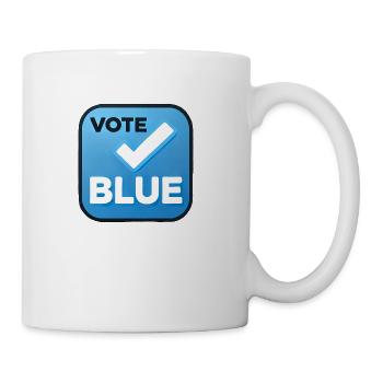 #VoteBlue - Coffee/Tea Mug - white - Right