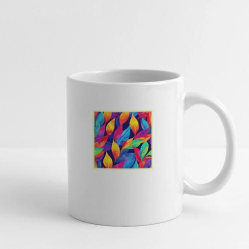 Vibrant Autumn Leaves Abstract Art - Coffee/Tea Mug