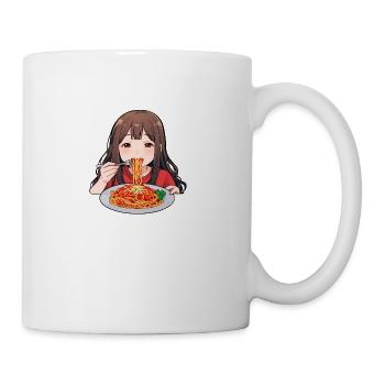Delicious Spaghetti Feast - Cozy Meal Art - Coffee/Tea Mug - white - Right