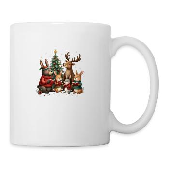 Woodland Animals Christmas - Coffee/Tea Mug - white - Right