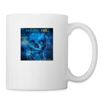 "gaslight fire" - Coffee/Tea Mug - white - Right