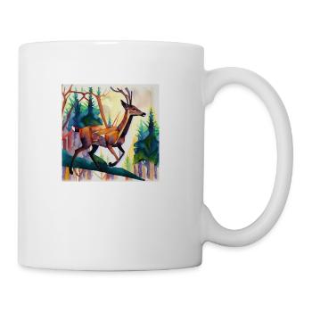 Running away - Coffee/Tea Mug - white - Right
