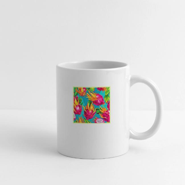 Vibrant Dragoon Fruit Pattern