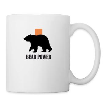 Bear Power Strength of the Forest King - Coffee/Tea Mug - white - Right