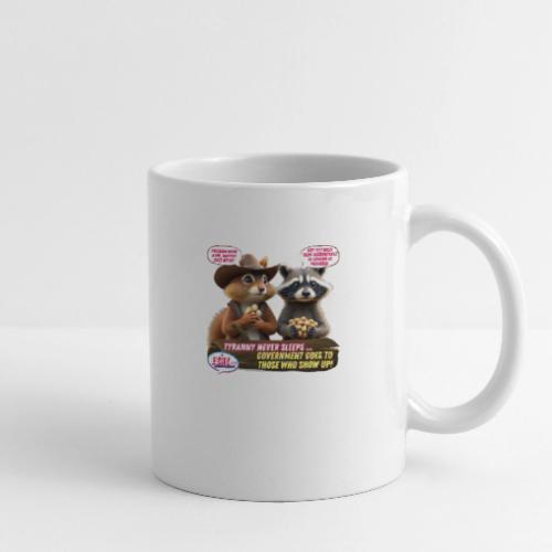 Freedom Squirrel and Raccoon - Coffee/Tea Mug