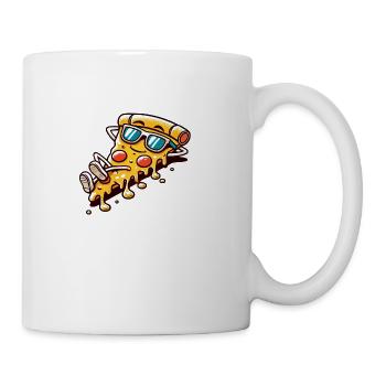 Pizza slice - Coffee/Tea Mug - white - Right