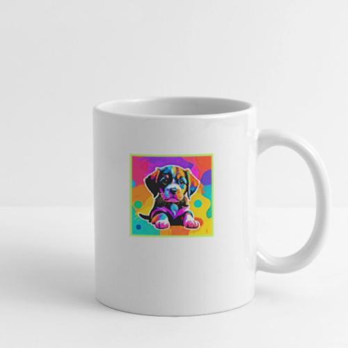 Vibrant Puppy Artwork - Coffee/Tea Mug