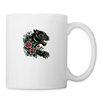 Black Panther Flash Tattoo - Coffee/Tea Mug - white - Right