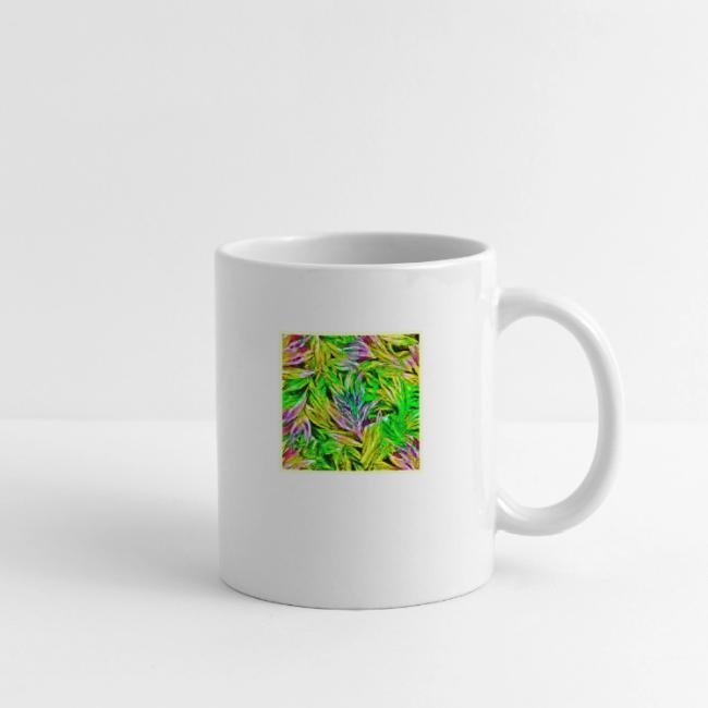 Vibrant Plant Strokes Design