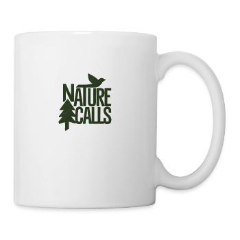 Campfire Soul Minimalist campfire Flame tees - Coffee/Tea Mug - white - Right