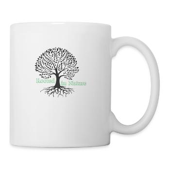 Enraciné dans la nature - Tasse - blanc - Droite