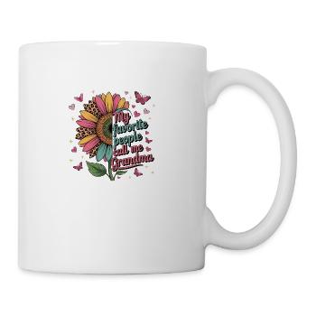 My Favorite People call me Grandma - Coffee/Tea Mug - white - Right
