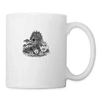 Woodland Tea Party - Coffee/Tea Mug - white - Right