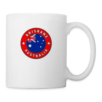 Brisbane, Australia - Coffee/Tea Mug - white - Right