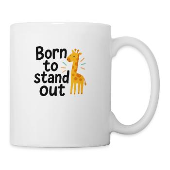 Bold Spirit: Born to Stand Out - Coffee/Tea Mug - white - Right