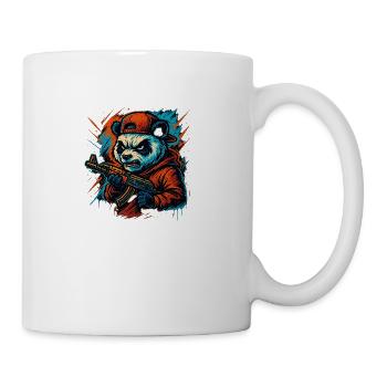 This t-shirt features a modern and elegant design - Coffee/Tea Mug - white - Right