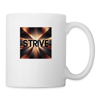 awsome background strive - Coffee/Tea Mug - white - Right