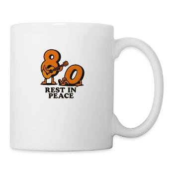 Rest in peace 80s - Coffee/Tea Mug - white - Right