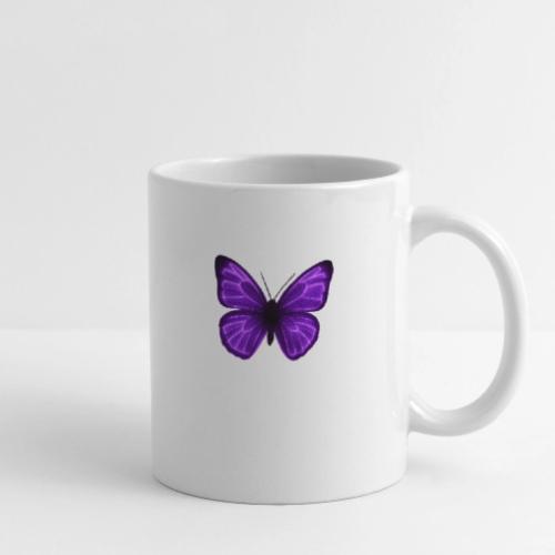 Neon Purple Butterfly - Coffee/Tea Mug