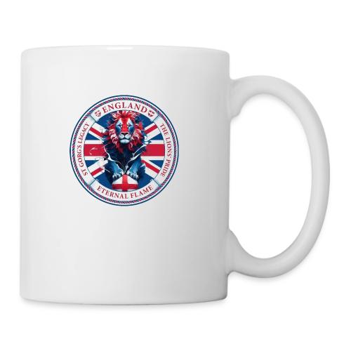 England Lion Emblem T Shirt, Flag Pride Gift - Coffee/Tea Mug
