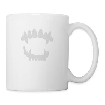 Halloween Vampire - Vampire teeth - Coffee/Tea Mug - white - Right