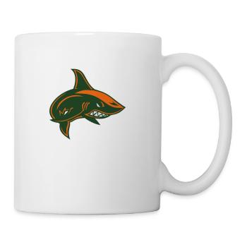 Central Coast Sharks Logo - Coffee/Tea Mug - white - Right