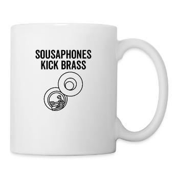 Sousaphones Kick Brass - Coffee/Tea Mug - white - Right