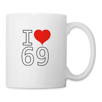 I Love 69 - Coffee/Tea Mug - white - Right