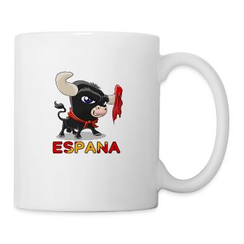 Sweet Bull Bull Fight Espana - Coffee/Tea Mug - white - Right