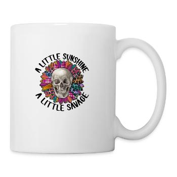 A Little Sunshine A little Savage - Coffee/Tea Mug - white - Right