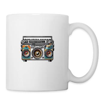Radio / Player / Sound / Audio / Recorder / Music - Coffee/Tea Mug - white - Right