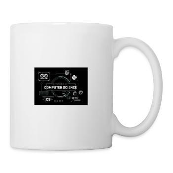 CS Department Tech Circuit Montage - Coffee/Tea Mug - white - Right