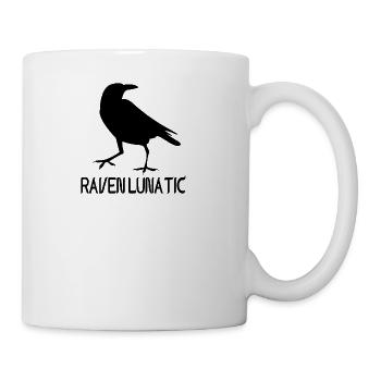 Raven lunatic - Coffee/Tea Mug - white - Right