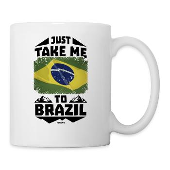 Brazil Rio de Janeiro South America gift - Coffee/Tea Mug - white - Right