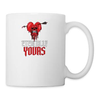 Eternally Yours Broken Heart - Coffee/Tea Mug - white - Right