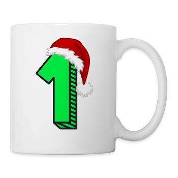 1 First Year of Christmas Celebration - Number One - Coffee/Tea Mug - white - Right