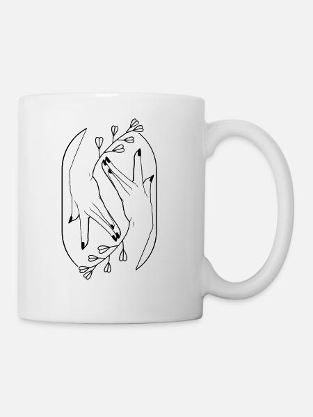 Beautiful Hands - Coffee/Tea Mug - white