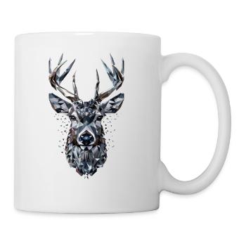 Cerf - Tasse - blanc - Droite