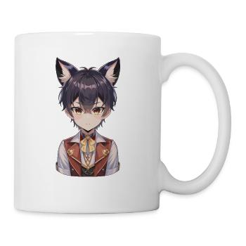 manga anime boy - Coffee/Tea Mug - white - Right