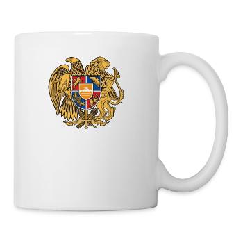 Coat of Arms of Armenia - Coffee/Tea Mug - white - Right